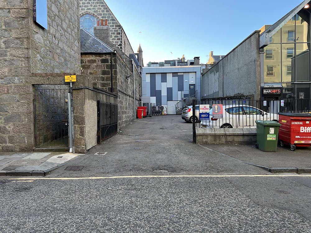 Entrance to the Car Park